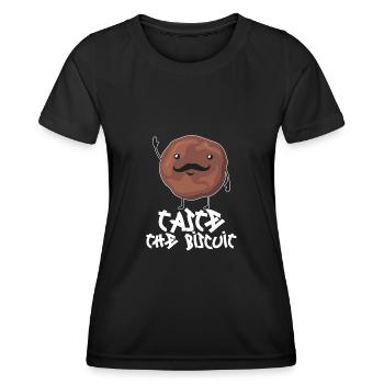 Taste The Biscuit Taste The Goodness - Women's Functional T-Shirt - black - Front - AI Model Female 172 light (172cm)