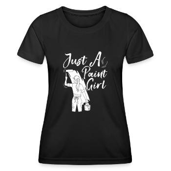 House Painter Decorator Designs - Funny Gifts for - Women's Functional T-Shirt - black - Front - AI Model Female 172 light (172cm)