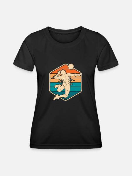 Volley-ball Volley-ball - T-shirt sport Femme - noir