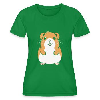 Humour cochon d'ine - T-shirt sport Femme - vert - Devant - AI Model Female 172 dark (172cm)