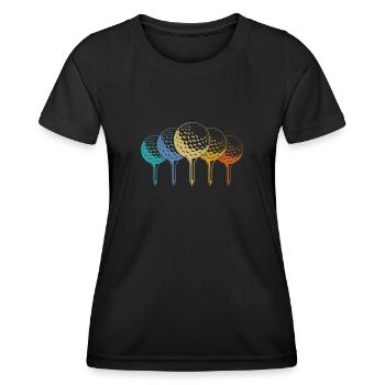 Golf Golfeurs Golfeurs - T-shirt sport Femme - noir - Devant - AI Model Female 172 light (172cm)
