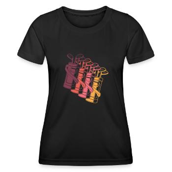 Golf Golfeurs Golfeurs - T-shirt sport Femme - noir - Devant - AI Model Female 172 light (172cm)