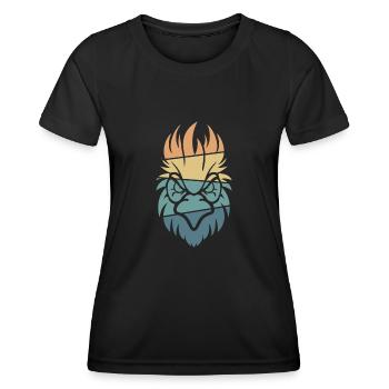 Huhn Henne - Frauen Funktions-T-Shirt - Schwarz - Vorne - AI Model Female 172 light (172cm)