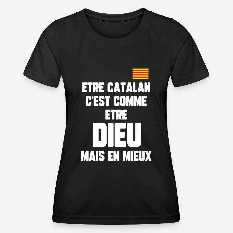 Catalan - Women's Functional T-Shirt - black
