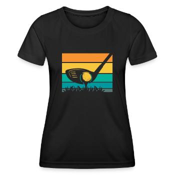 Golf Golfeurs Golfeurs - T-shirt sport Femme - noir - Devant - AI Model Female 172 light (172cm)
