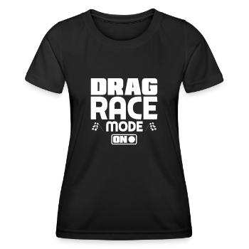 Lustiges Autorennen Auto Rennen Geschenk - Frauen Funktions-T-Shirt - Schwarz - Vorne - AI Model Female 172 light (172cm)