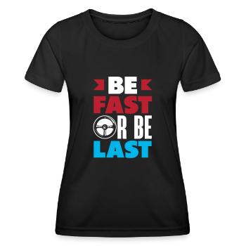 Lustiges Autorennen Auto Rennen Geschenk - Frauen Funktions-T-Shirt - Schwarz - Vorne - AI Model Female 172 light (172cm)