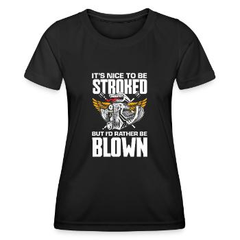 Lustiges Autorennen Auto Rennen Geschenk - Frauen Funktions-T-Shirt - Schwarz - Vorne - AI Model Female 172 light (172cm)