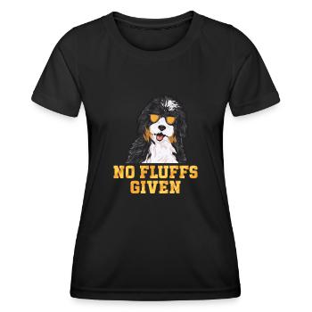 Chien Bernedoodle - T-shirt sport Femme - noir - Devant - AI Model Female 172 light (172cm)