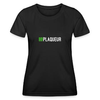 Flaschenzug. Für Rugby-Tackle-Fans - Frauen Funktions-T-Shirt - Schwarz - Vorne - AI Model Female 172 light (172cm)
