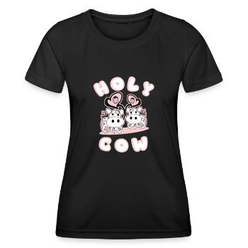 Sacred Cow Strawberries - Women's Functional T-Shirt - black - Front - AI Model Female 172 light (172cm)