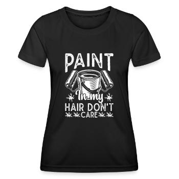 House Painter Hilarious Designs Unique Gifts - Frauen Funktions-T-Shirt - Schwarz - Vorne - AI Model Female 172 light (172cm)