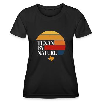 Wildflower Fields Wildflowers Bluebonnet - Women's Functional T-Shirt - black - Front - AI Model Female 172 light (172cm)