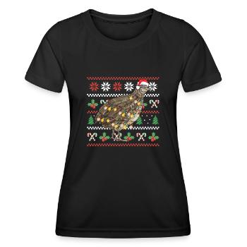 Quail Bird - Women's Functional T-Shirt - black - Front - AI Model Female 172 light (172cm)