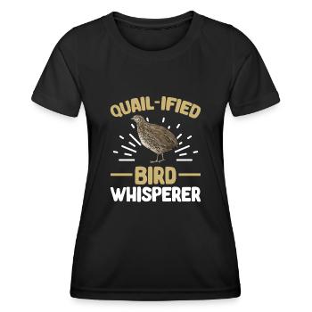 Quail Bird - Women's Functional T-Shirt - black - Front - AI Model Female 172 light (172cm)