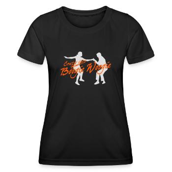 Boogie Woogie Swing Dance Dancing - Frauen Funktions-T-Shirt - Schwarz - Vorne - AI Model Female 172 light (172cm)