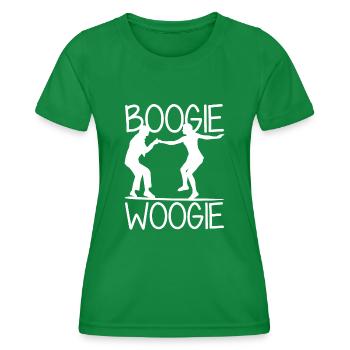 Boogie Woogie Danse Danse Swing - T-shirt sport Femme - vert - Devant - AI Model Female 172 dark (172cm)