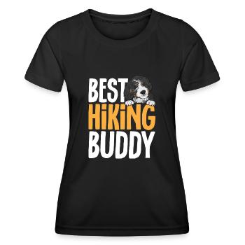 Bernedoodle Dog - Women's Functional T-Shirt - black - Front - AI Model Female 172 light (172cm)