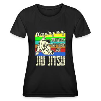 Ju-Jitsu Jujutsu Jiu-Jitsu - Women's Functional T-Shirt - black - Front - AI Model Female 172 light (172cm)