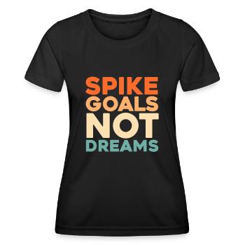 Volleyball Volleyballer - Frauen Funktions-T-Shirt - Schwarz - Vorne - AI Model Female 172 light (172cm)