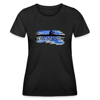 Rowing Club Romantic Rowing Boat - Frauen Funktions-T-Shirt - Schwarz - Vorne - AI Model Female 172 light (172cm)