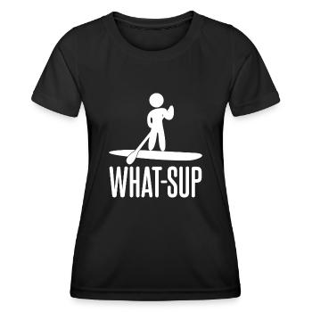 Stand up Paddling Joke SUP Board - Women's Functional T-Shirt - black - Front - AI Model Female 172 light (172cm)