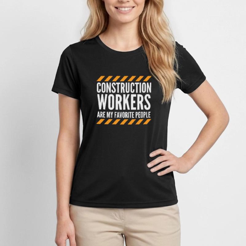 Construction Manager Construction Worker Frauen Funktions-T-Shirt