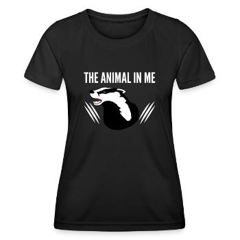 Honey Badger Honey Badgers - Women's Functional T-Shirt - black - Front - AI Model Female 172 light (172cm)