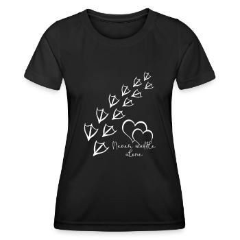 Geese Goose - Frauen Funktions-T-Shirt - Schwarz - Vorne - AI Model Female 172 light (172cm)