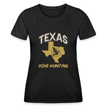 Taubenjäger Taubenjagd Tauben - Frauen Funktions-T-Shirt - Schwarz - Vorne - AI Model Female 172 light (172cm)