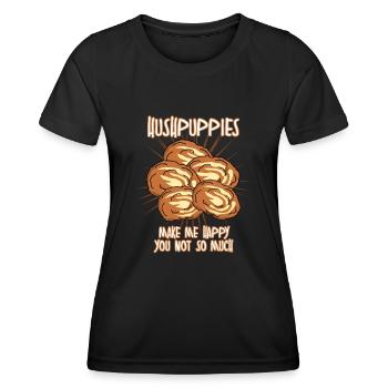 Hush Puppy Hushpuppies Hushpuppy - Women's Functional T-Shirt - black - Front - AI Model Female 172 light (172cm)