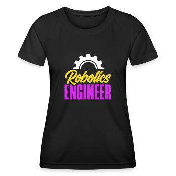 Robotics Robot Programmer - Women's Functional T-Shirt - black - Front - AI Model Female 172 light (172cm)