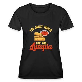 Lumpia Filipino Food Philippines - Women's Functional T-Shirt - black - Front - AI Model Female 172 light (172cm)