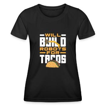 Robotics Robot Programmer - Women's Functional T-Shirt - black - Front - AI Model Female 172 light (172cm)
