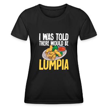 Lumpia Filipino Food Philippines - Women's Functional T-Shirt - black - Front - AI Model Female 172 light (172cm)