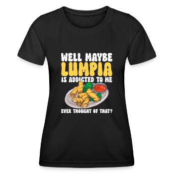 Lumpia Filipino Food Philippines - Women's Functional T-Shirt - black - Front - AI Model Female 172 light (172cm)