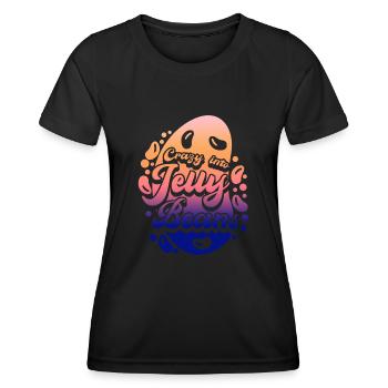 Jelly Beans Jelly Bean Candy Jelly sweets - Women's Functional T-Shirt - black - Front - AI Model Female 172 light (172cm)