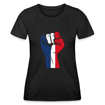 Patriotic France - Women's Functional T-Shirt - black - Front - AI Model Female 172 light (172cm)