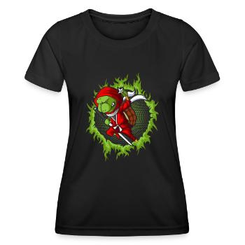 The Fighting - Women's Functional T-Shirt - black - Front - AI Model Female 172 light (172cm)