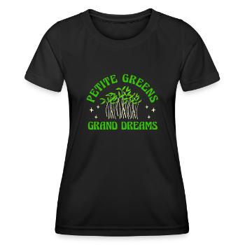 Urban Gardener Männer Frauen Microgreens - Frauen Funktions-T-Shirt - Schwarz - Vorne - AI Model Female 172 light (172cm)