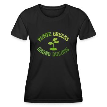 Urban Gardener Männer Frauen Microgreens - Frauen Funktions-T-Shirt - Schwarz - Vorne - AI Model Female 172 light (172cm)