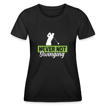 Golf Golfeurs Golfeurs - T-shirt sport Femme - noir - Devant - AI Model Female 172 light (172cm)