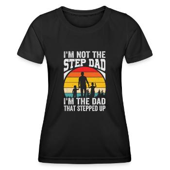 Fatherhood Children Lover Father Apparel - Women's Functional T-Shirt - black - Front - AI Model Female 172 light (172cm)