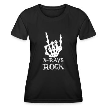 X -ray Radiography Radiology - Frauen Funktions-T-Shirt - Schwarz - Vorne - AI Model Female 172 light (172cm)