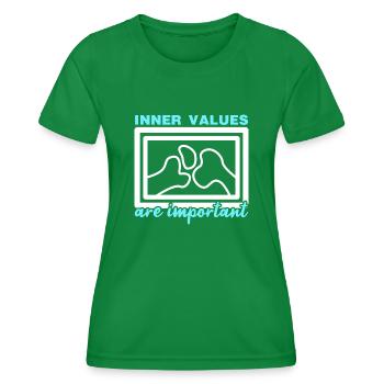 X -ray Bones Radiography Radiology - Frauen Funktions-T-Shirt - Kelly Green - Vorne - AI Model Female 172 dark (172cm)