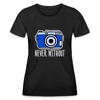 Photographie Photographe Photographie - T-shirt sport Femme - noir - Devant - AI Model Female 172 light (172cm)