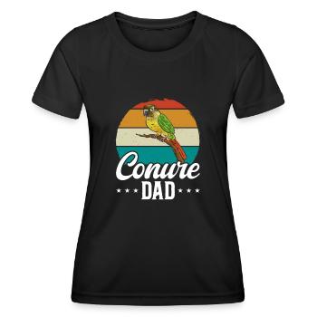 Molina Parakeet Parrot Bird Parakeet - Women's Functional T-Shirt - black - Front - AI Model Female 172 light (172cm)