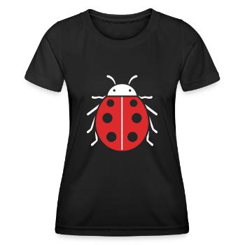 Coccinelle - T-shirt sport Femme - noir - Devant - AI Model Female 172 light (172cm)