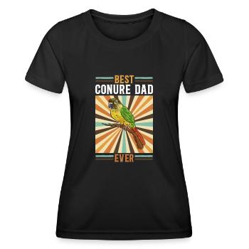 Molina Parakeet Parrot Bird Parakeet - Women's Functional T-Shirt - black - Front - AI Model Female 172 light (172cm)
