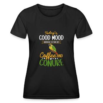 Molina Parakeet Parrot Bird Parakeet - Women's Functional T-Shirt - black - Front - AI Model Female 172 light (172cm)